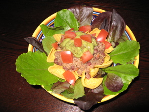 natural health superfood tostada